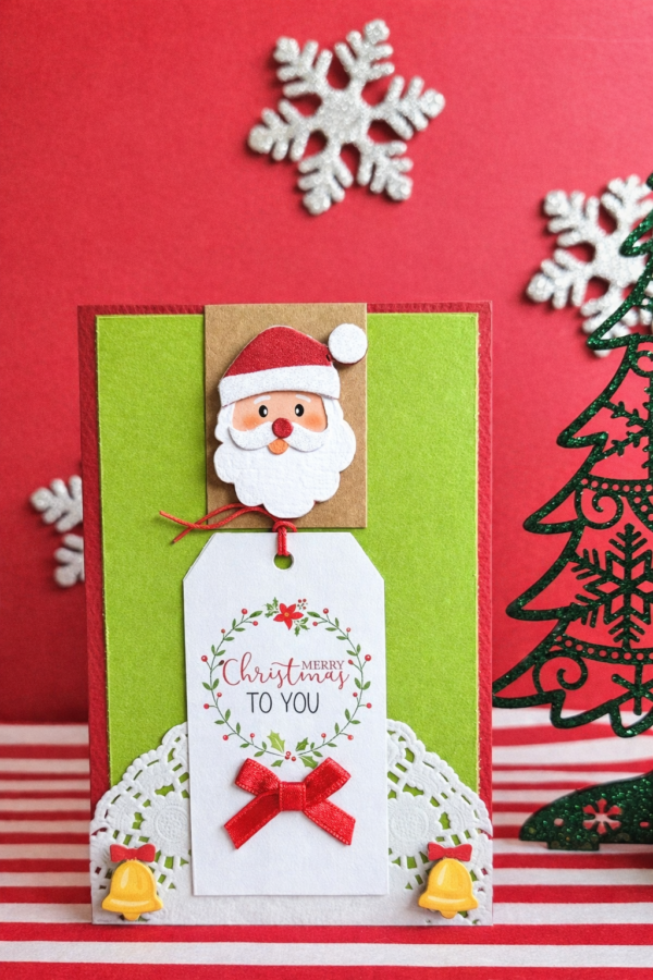 Peeping Santa