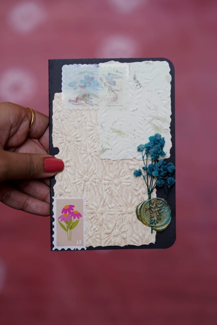 Embossed flower