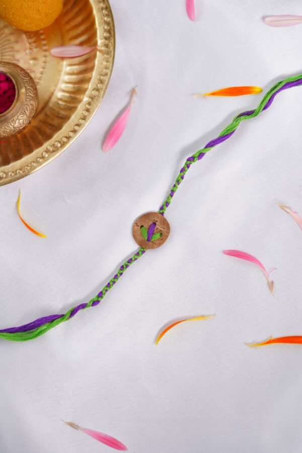Green-Purple Rakhi